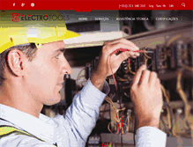 Tablet Screenshot of electrotools.pt
